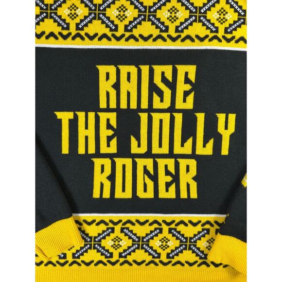 Pittsburgh Pirates Raise The Jolly Roger Ugly Christmas Sweater XL MLB‎ Klew - Picture 3 of 14